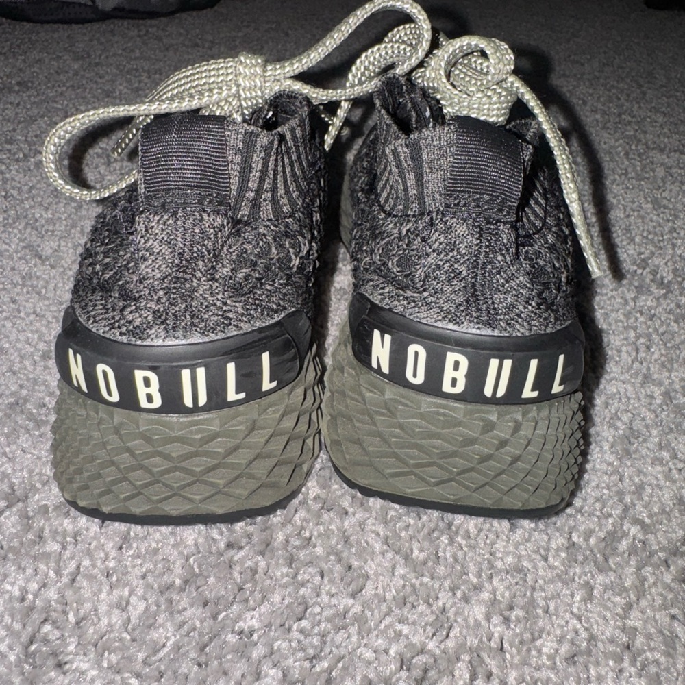 NOBULL Black and Olive Knit Sneakers